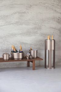 Premium ice holder double wall ice bucket metal ice bucket with tong elegant <b>bar</b> decor home <b>bar</b> accessories whisky - Product Image 2