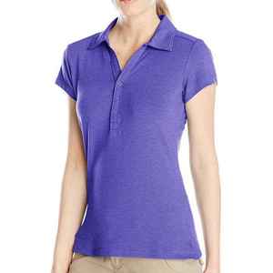 Polo personnalisé pour femme, fabricant en gros, OEM, marque privée, polo en piqué de coton de qualité supérieure avec broderie de logo personnalisé - Product Image 6