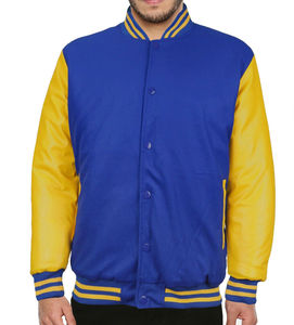 <b>Leather</b> Sleeves Custom Baseball Varsity Women's <b>Jackets</b> Low moq High Quality Embroidery Varsity <b>Jacket</b> for Men College - Product Image 5