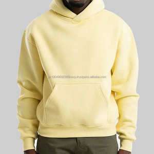 Sweat à capuche surdimensionné pour homme avec logo personnalisé, 500 g/m², impression en relief, broderie délavée, technique d'impression à la demande pour l'hiver - Product Image 3