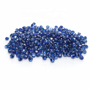 Para Gemas: Zafiro Azul Real de 2mm~5mm, Cultivado en Laboratorio, Corte Brillante Redondo con Juego de Color/Fuego y Certificado por Terceros - Product Image 2