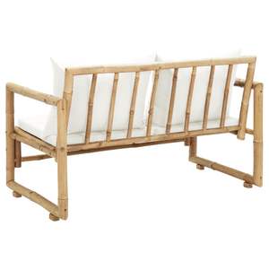 Sofá de Bambú Natural para Exteriores, Muebles de Jardín Duraderos y Estándar - Product Image 4