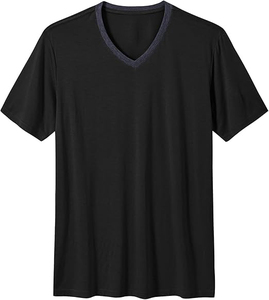 Ensemble deux pièces pour homme, t-shirt en tricot à motif lettres et short, respirant, polyester/coton, tenue décontractée d'été, mode numérique - Product Image 2
