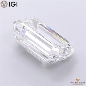 3.50 CT IGI Certificate CVD Lab มรกตมีเพชรที่สวยงาม VS1ชัดเจน10.84มม. พร้อมสำหรับสีทองจี้ - Product Image 6