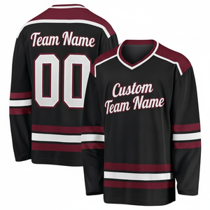 High Quality Ice Hockey Jersey Professional 180 GSM Apparel Comfortable Fit Winter Sports Gear Custom Team Jersey - Product Image 1