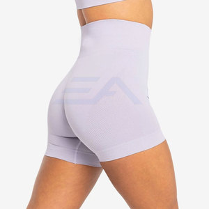 Nouveauté : Shorts de sport respirants pour femmes de haute qualité avec logo personnalisé, taille élastique, tissu Spandex/Polyester - Meilleur prix - Product Image 2