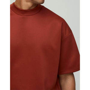 <b>Men's</b> Vintage Oversize T-<b>Shirt</b> Jersey Custom Logo Thick Anti Wrinkle Fabric O Neck Fashionable T-<b>Shirt</b> <b>For</b> <b>Men's</b> - Product Image 3