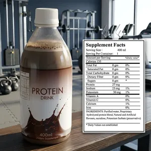 Protéine liquide orale sans glucides prête à boire pour la croissance musculaire et la perte de poids chez l'adulte, vitalité accrue - Product Image 3