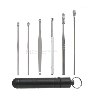 Kit de Limpieza de Oídos Reutilizable y Ecológico de Acero Inoxidable, Herramientas Portátiles para la Eliminación de Cera de Oídos, Cuidado de Higiene Diaria - Product Image 2