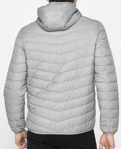 Bomber de bonne qualité pour hommes, col montant, fermeture éclair, manches raglan, veste matelassée, respirante, design haut rembourré - Product Image 6