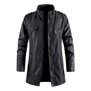 <b>Men</b> <b>Leather</b> Jacket <b>Leather</b> Winter <b>Coat</b> <b>Men</b> Genuine <b>Leather</b> Jacket Wholesale Fashion Outerwear <b>Long</b> Sleeve Casual Jacket - Product Image 1