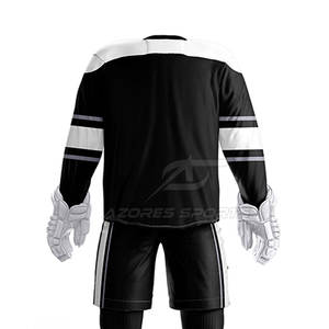 Ensemble d'uniformes de hockey sur glace en polyester respirant, léger et durable pour les entraînements et les matchs, avec logo personnalisé, production OEM - Product Image 6
