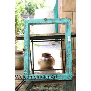 Reclaimed Wood <b>Wall</b> <b>Mirror</b> Model 1 for <b>Hanging</b> Unique and Eco-Friendly Design - Product Image 2