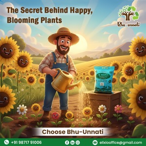 Controlled Release Granular Biofertiliser & Water-Conserving Compost for <b>Soil</b> Health | Patented Organic Manure Combo Pack - Product Image 4