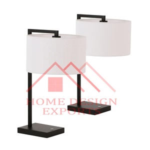 โคมไฟตั้งโต๊ะสไตล์นอร์ดิก,โคมไฟโมเดิร์นวางหัวเตียงดีไซน์สีดำโบราณสำหรับห้องนอนโคมไฟตั้งโต๊ะสำหรับห้องนั่งเล่น - Product Image 1