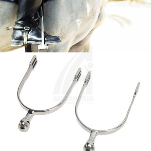 Espuelas de Acero Inoxidable para Caballos de Estilo Western, Espuelas Inglesas de Acero Inoxidable con Goma Suave de Alexandria Industries - Product Image 6