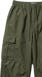 Women's Winter Parachute Cargo Pants High Waist Loose Fit Streetwear Multi Pocket Lightweight Anti-Wrinkle Casual Trousers - Product Image 2