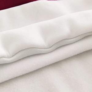 Polo à manches longues en tricot pour homme, blanc et rouge, style décontracté - Product Image 5