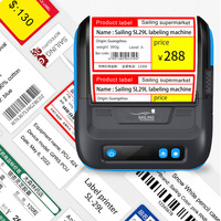 Imprimante thermique USB + B 80mm SL-M829G colorée pour rouleaux de papier de réception et d'étiquettes adhésives