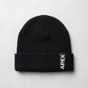 Gorro de Punto Negro para Hombre, Gorro de Invierno con Puño, Estilo Urbano, Unisex, Logotipo Personalizado, Venta al Por Mayor, Moda - Product Image 1