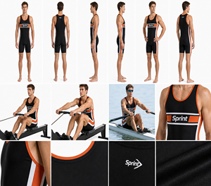 Traje de remo personalizado para hombres y mujeres Traje de remo de tela elástica Premium con uniforme de equipo de impresión por sublimación - Product Image 6