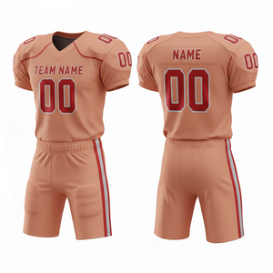 Ensemble personnalisable de maillot et short de football américain avec position du logo sur le devant - Product Image 3