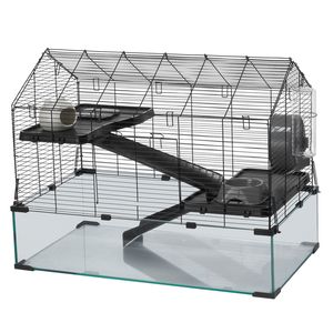 Cage à souris ventilée 29,5 x 17,3 x 24 pouces, habitat transparent à 360 degrés pour hamsters et souris, cage pour petits animaux - Product Image 3