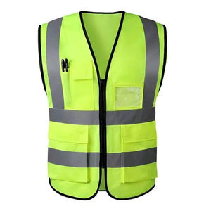 Gilet haute visibilité au design unique, en matériau de qualité supérieure, avec logo personnalisé, imperméable, conforme aux normes ANSI Classe 1/2, avec LED clignotantes, pour la sécurité routière, qualité supérieure, en promotion. - Product Image 1