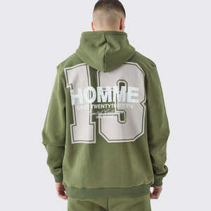 Ensemble de jogging premium imprimé à capuche pour homme, léger, respirant et extensible, fabriqué au Pakistan, idéal pour le printemps - Product Image 4