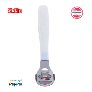 Râpe à callosités et peaux dures pour manucure, lime à pieds avec manche en plastique, rasoir à callosités, demi-blanc, taille personnalisée - Product Image 5
