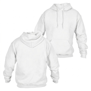 เสื้อฮู้ดดี้ผ้าฝ้าย/โพลีเอสเตอร์หนานุ่ม 320gsm แบบขายส่ง  ไม่มีลาย  ออกแบบโลโก้ได้ตามต้องการ  เสื้อฮู้ดดี้ผู้ชายทรงโอเวอร์ไซส์ สไตล์ลำลอง/สปอร์ต - Product Image 2