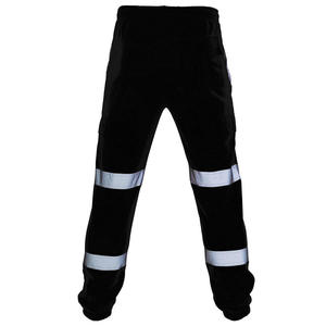 RICSA INTERNATIONAL Men's High Visibility Reflective CE Certified Polyester Safety <b>Cargo</b> <b>Work</b> <b>Pants</b> Needle Detection for - Product Image 2