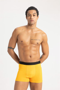 Calzoncillos bóxer de punto transpirables de cintura media 100% algodón para hombre, precio de fábrica al por mayor - Product Image 3
