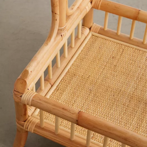 Porte-vêtements en rotin très demandés pour suspendre les vêtements, porte-vêtements personnalisé fabriqué par des artisans vietnamiens, usine B2B - Product Image 2