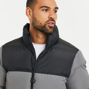 Veste matelassée pour homme en gros - Veste d'hiver écologique et respirante avec coque en nylon et doublure en coton - Product Image 4