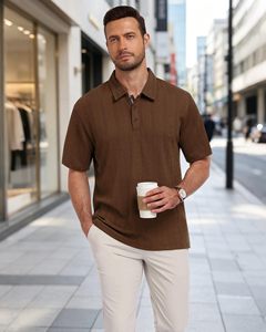 Branded <b>Men</b> O-<b>Neck</b> for Shirt Personalized Logo Short Sleeve Breathable Polyester Casual <b>Top</b> Company Workwear Trade Shows - Product Image 3