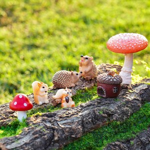 ชุดตุ๊กตาเม่นจิ๋วทำมือ - ของตกแต่งสวนขายส่ง - Product Image 1