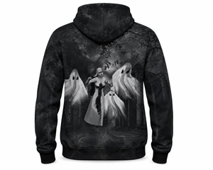 <b>Halloween</b> Party Custom Brand Logo Graphic <b>Hoodie</b> Custom Printed Cotton Fleece Hooded Sweatshirt Bulk Wholesale Wholesale Supply - Product Image 4