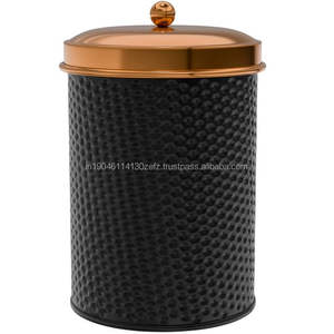 Tarros de almacenamiento de té y café de azúcar de hierro de Metal de alta venta 2024, bote hecho a mano para cocina de restaurante de Hotel en casa - Product Image 5