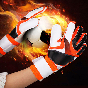 Gants de gardien de but de football, en PU, à doigts entiers, antidérapants, avec sangle de poignet réglable, respirants, équipement sportif unisexe - Product Image 5