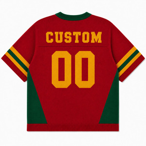 Suéter de Punto Personalizado para Hombre, Transpirable, para Fútbol, Invierno, Manga Larga, Jacquard, Uniforme de Equipo, Fabricante - Product Image 1