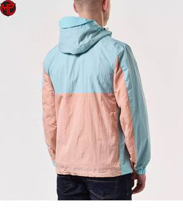 Chaqueta Cortavientos Informal Transpirable para Exteriores, Forro de Malla, Talla Grande, Bloques de Color, Chaqueta Cortavientos Deportiva Informal para Hombre - Product Image 5