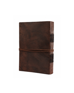 Premium Handcrafted Horse Embossed Leather Journal Unique Thermal Bound Hardcover <b>Diary</b> Strip Closure Customizable Gift - Product Image 4