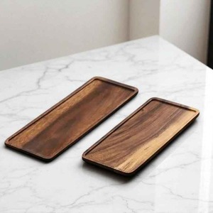 Elegante Bandeja de Madera para Té y Café – Bandeja Multiusos para Servir en la Cocina y Decoración del Hogar - Product Image 4