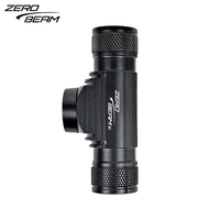 Lampe frontale ZEROBEAM H1 IPX6 résistante à l'eau, 1300LM, rechargeable 18650, large faisceau lumineux pour le camping, la randonnée, le cyclisme, type USB-C