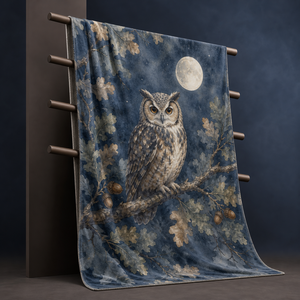 Custom Printed <b>Throw</b> Blanket Personalized Owl Jellyfish Golf Drums Croissant Stethoscope Sublimation Flannel Fleece Polyester - Product Image 5