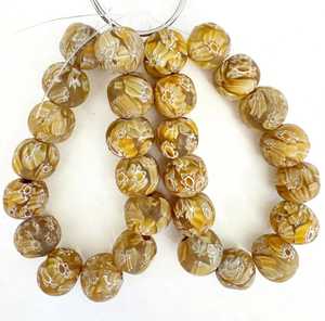 custom artisan glass trade <b>beads</b> abstract speckled tube round <b>beads</b> <b>direct</b> factory supply all africa ghana nigeria market - Product Image 5