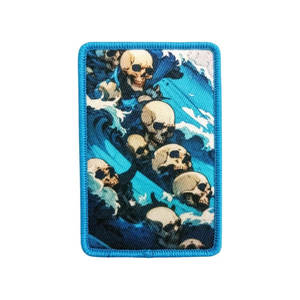 Patch brodé personnalisé en PU 3D thermocollant pour vêtements - Conception OEM, couleur et taille personnalisées - Product Image 2