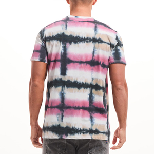 Camiseta de Manga Corta para Hombre, con Estampado Geométrico Verde, Sublimada, de Secado Rápido, Tejido Deportivo, Cuello Redondo, Corte Regular - Product Image 5