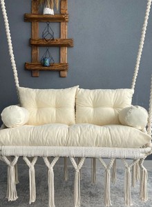 <b>Macrame</b> Hanging Chair, Large <b>Macrame</b> Hammock, <b>Macrame</b> Swing Chair, Hammock Chair - Product Image 2